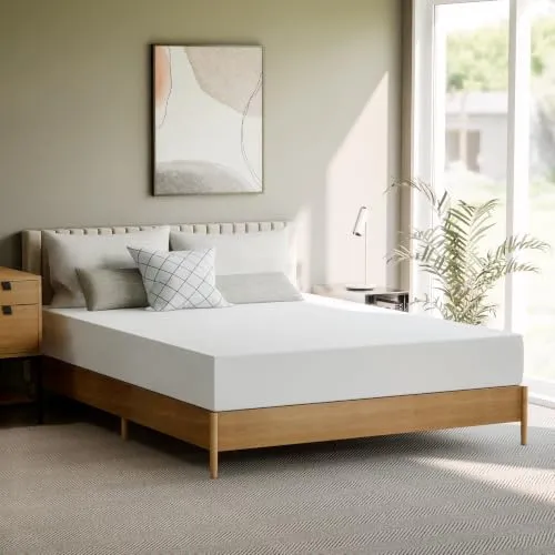 GAESTE Queen 10" Green Tea Cooling Gel Memory Foam Mattress