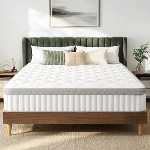 GAESTE Queen 12" Hybrid Cooling Mattress
